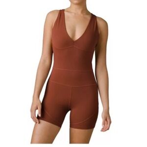 sorel & prana wandering soul shortie Athletic jumpsuit Women's Size‎ L Brown